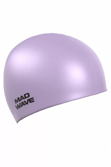 Фото Шапочка для плавания Mad Wave Pastel violet M0535 04 0 09W со склада магазина СпортСЕ