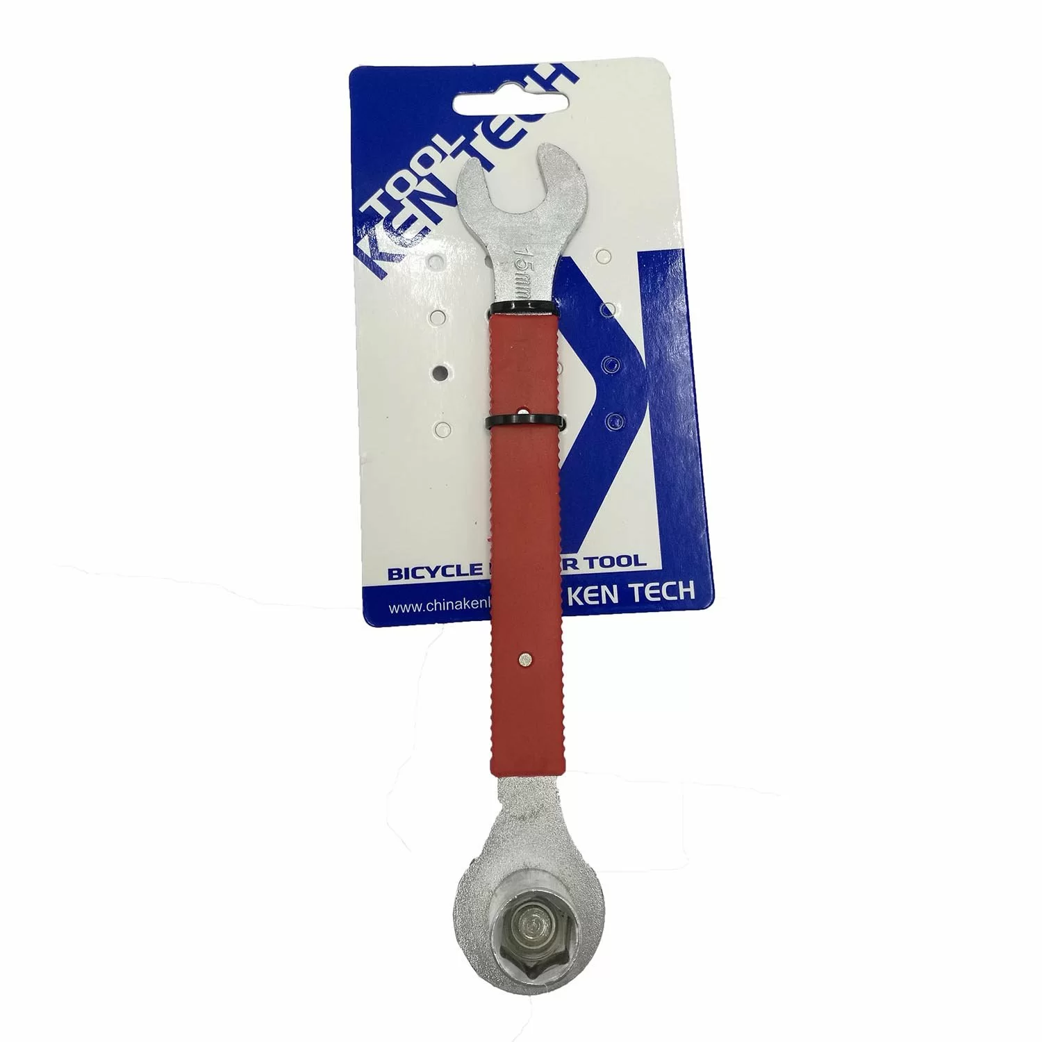 Фото Ключ педальный Kenli 15 мм с торцевыми головками для болтов/гаек каретки KL-9725H со склада магазина СпортСЕ