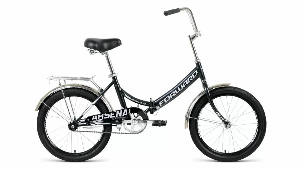 Фото Велосипед Forward Arsenal 20 1.0 скл (2021) черный/серый RBKW1YF01011 со склада магазина СпортСЕ