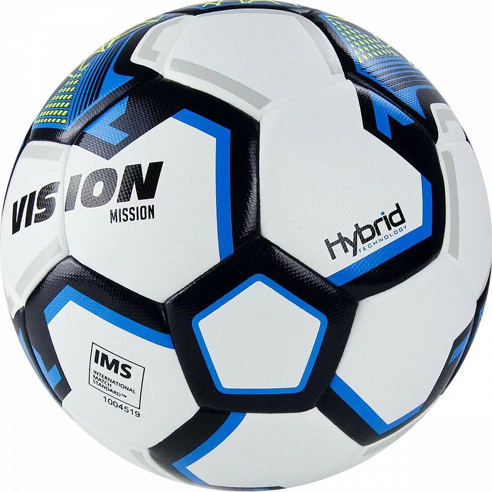 Фото Мяч футбольный Torres Vision Mission №5 бел-синий FV321075 со склада магазина СпортСЕ