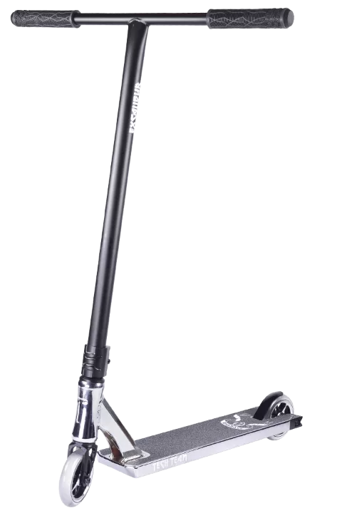 Фото Самокат TechTeam Excalibur (2021) трюковой silver chrome со склада магазина СпортСЕ