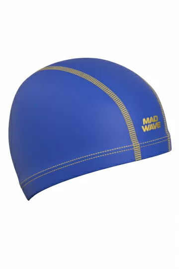 Фото Шапочка для плавания Mad Wave Ergofit Lycra navy,blue M0527 01 0 03W со склада магазина СпортСЕ