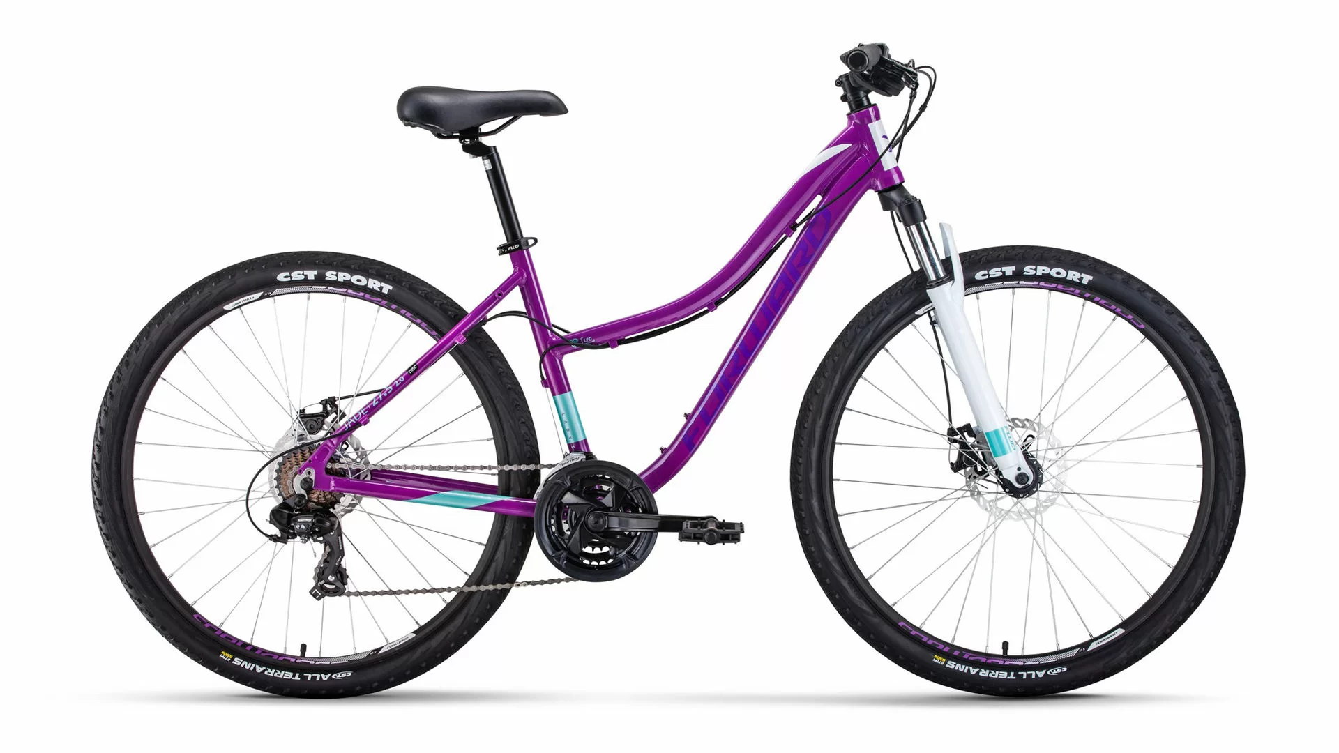 Фото Велосипед Forward Jade 27,5 2.0 disc (2020) фиолетовый RBKW0767Q006 со склада магазина СпортСЕ