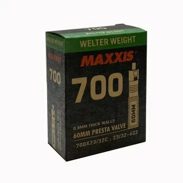 Фото Камера 700 * 23/32C Maxxis Welter Weight (23/32-622) 0.8 LFVSEP60 EIB00136200 со склада магазина СпортСЕ