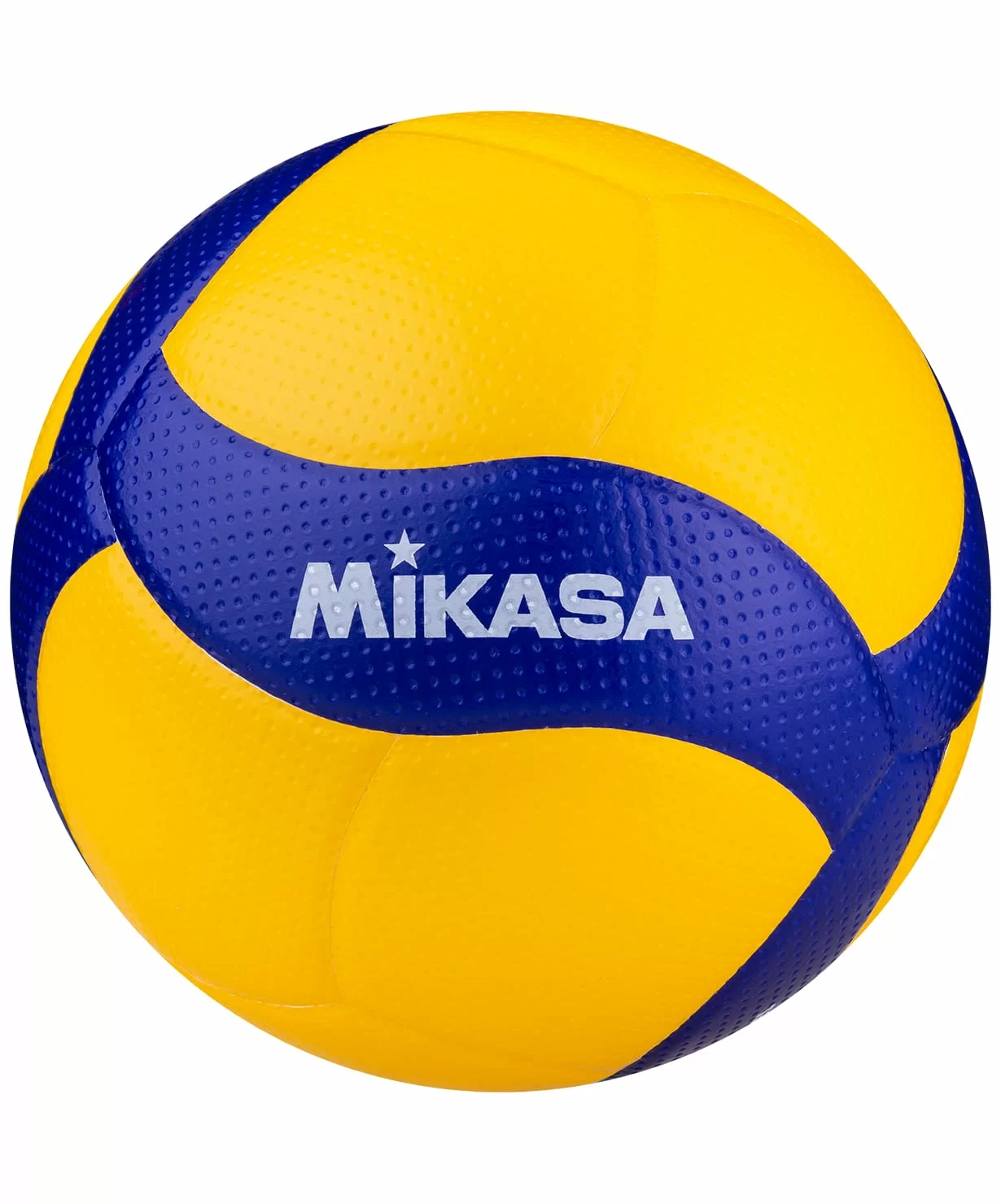 Фото Мяч волейбольный Mikasa V300W FIVB Appr синт.кожа клееный желто-синий УТ-00015699 со склада магазина СпортСЕ