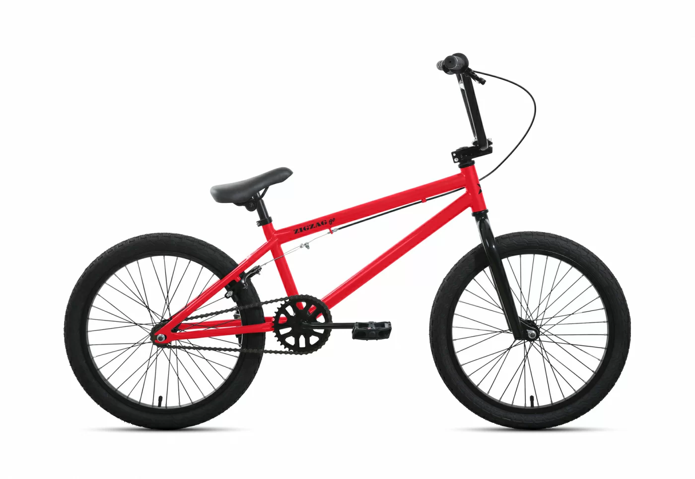 Фото Велосипед Forward Zigzag 20 GO (2022) красный/черный IBK22FW20089 со склада магазина СпортСЕ