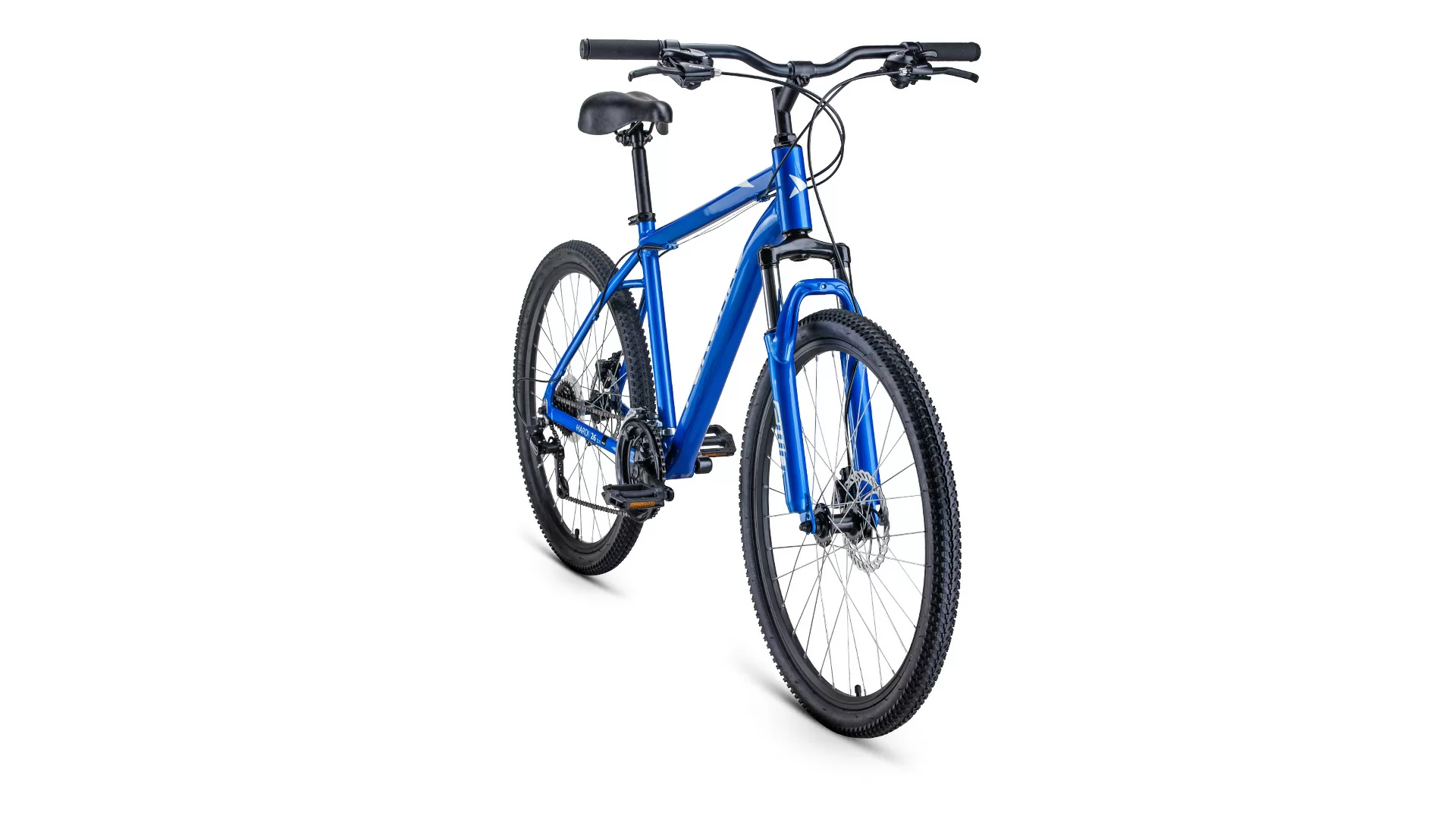 Фото Велосипед Forward Hardi 26 2.1 disc (2021) синий/бежевый со склада магазина СпортСЕ