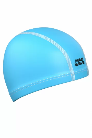 Фото Шапочка для плавания Mad Wave PUT Coated azure M0585 01 0 08W со склада магазина СпортСЕ