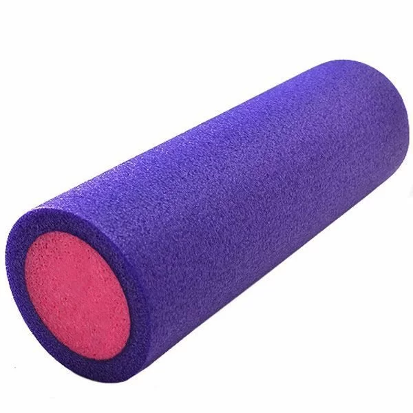 Фото Ролик для йоги 45х15 см PEF45-4 полнотелый фиолетовый/розовый (B34492) 10019271 со склада магазина СпортСЕ