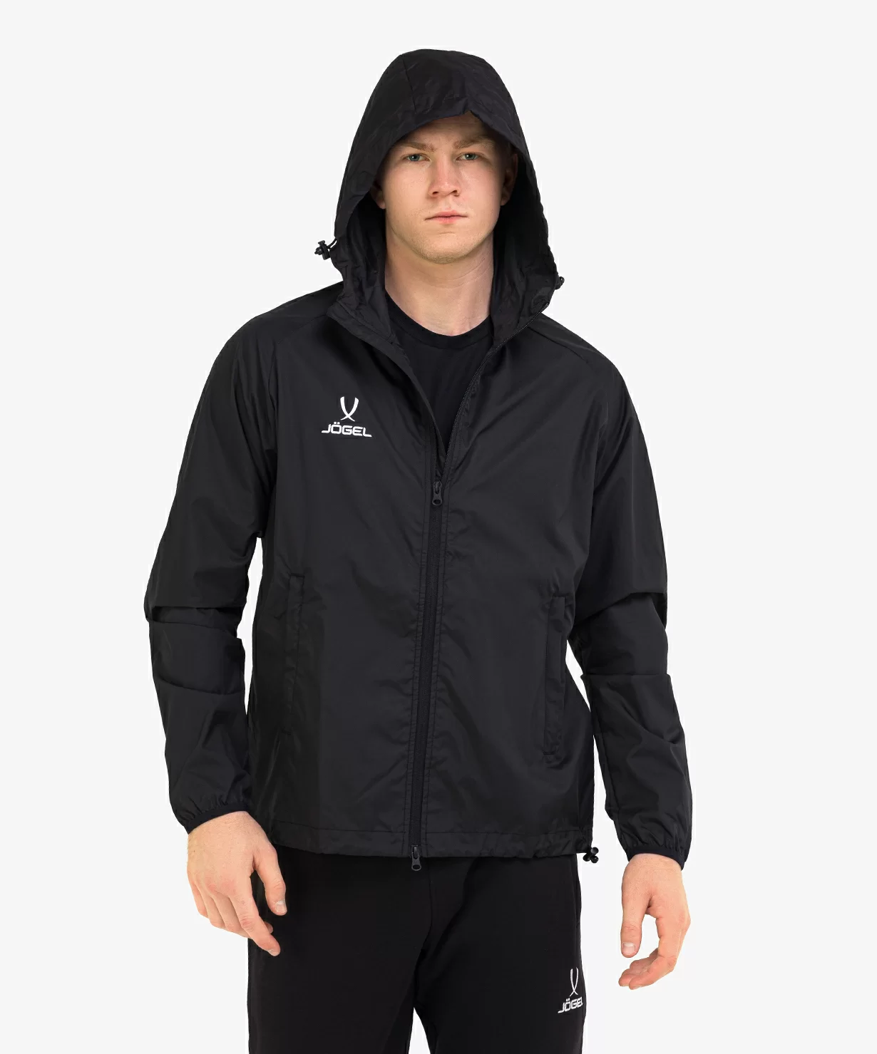 Фото Куртка ветрозащитная CAMP Rain Jacket, черный со склада магазина СпортСЕ