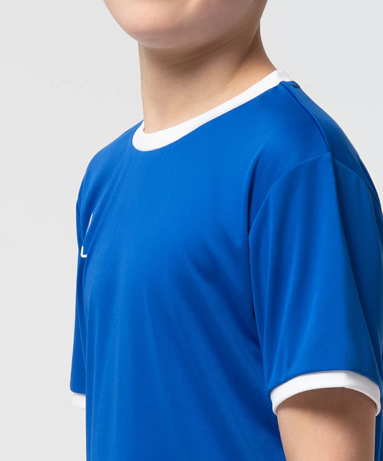 Фото Футболка футбольная CAMP Origin, синий/белый, детский со склада магазина СпортСЕ