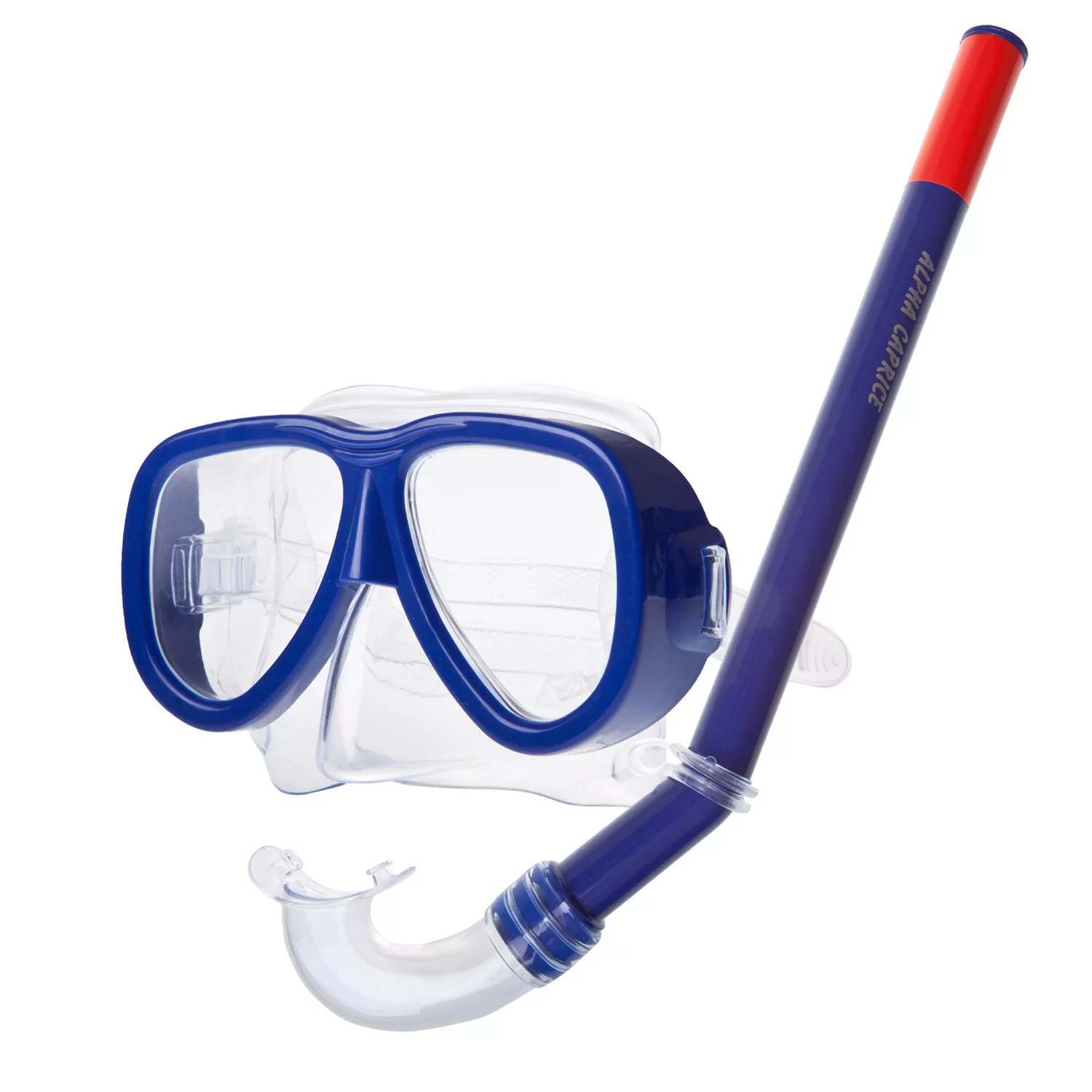 Фото Набор для плавания Alpha Caprice (маска+трубка) MS-1024S37 ПВХ синий со склада магазина СпортСЕ
