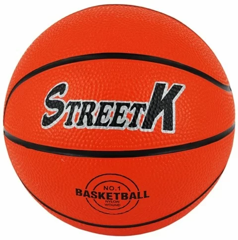 Фото Мяч баскетбольный ST71211 №1 резина оранжевый со склада магазина СпортСЕ