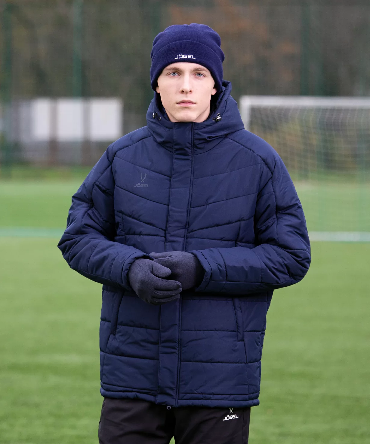 Фото Перчатки зимние ESSENTIAL Fleece Gloves, темно-синий со склада магазина СпортСЕ