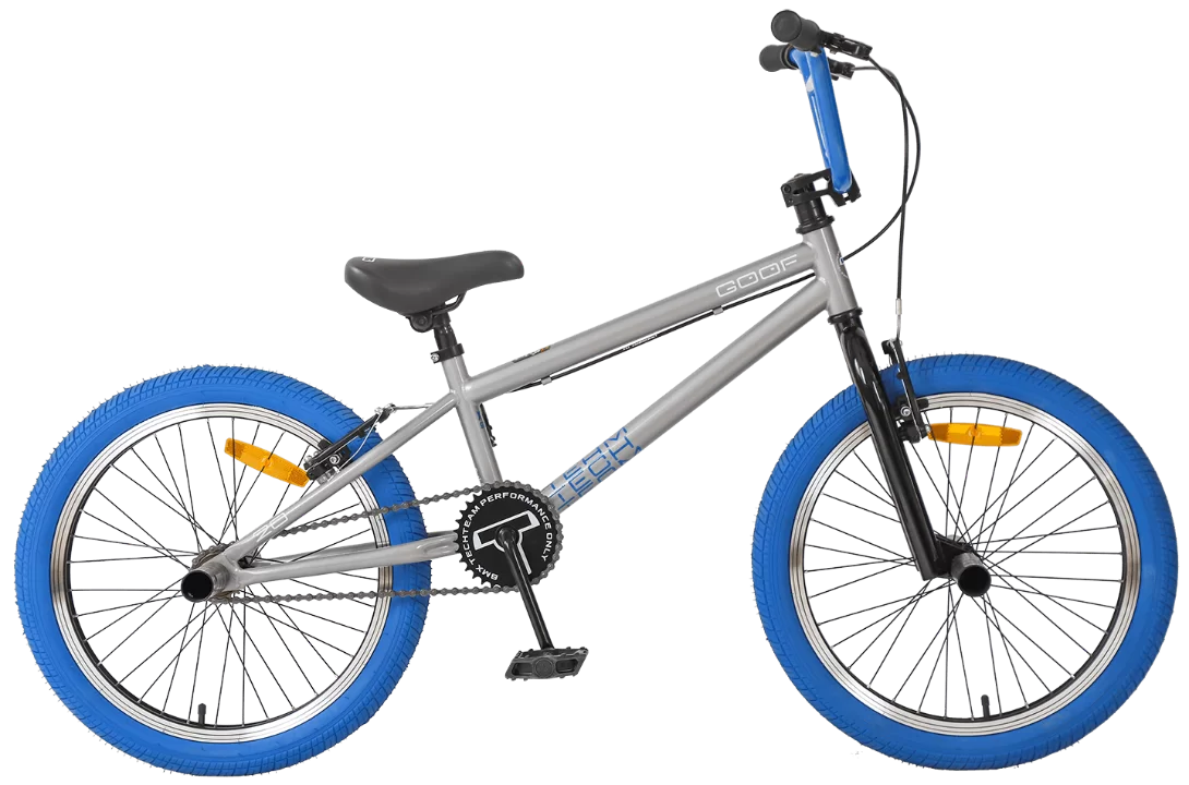 Фото Велосипед BMX TechTeam Goof 20" серо-синий со склада магазина СпортСЕ
