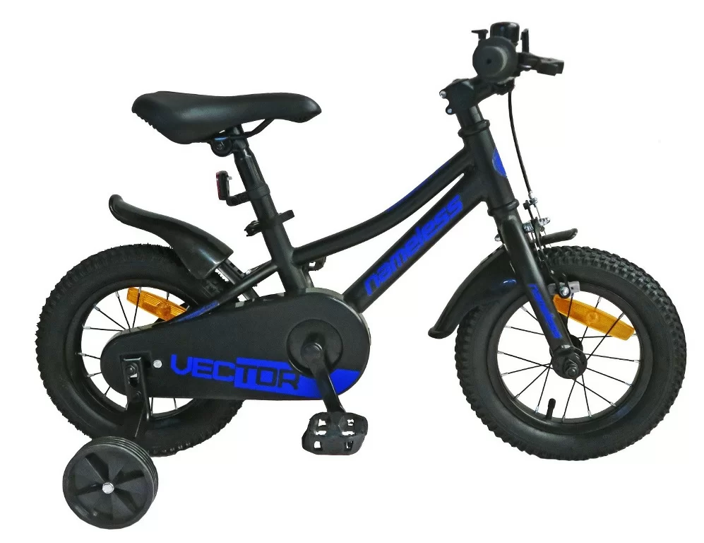 Фото Велосипед 12" Nameless VECTOR, черный/синий (2024) со склада магазина СпортСЕ