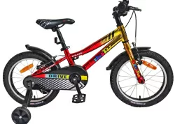 Велосипед 20" BIBITU DRIVE, красный/желтый хром (2023)