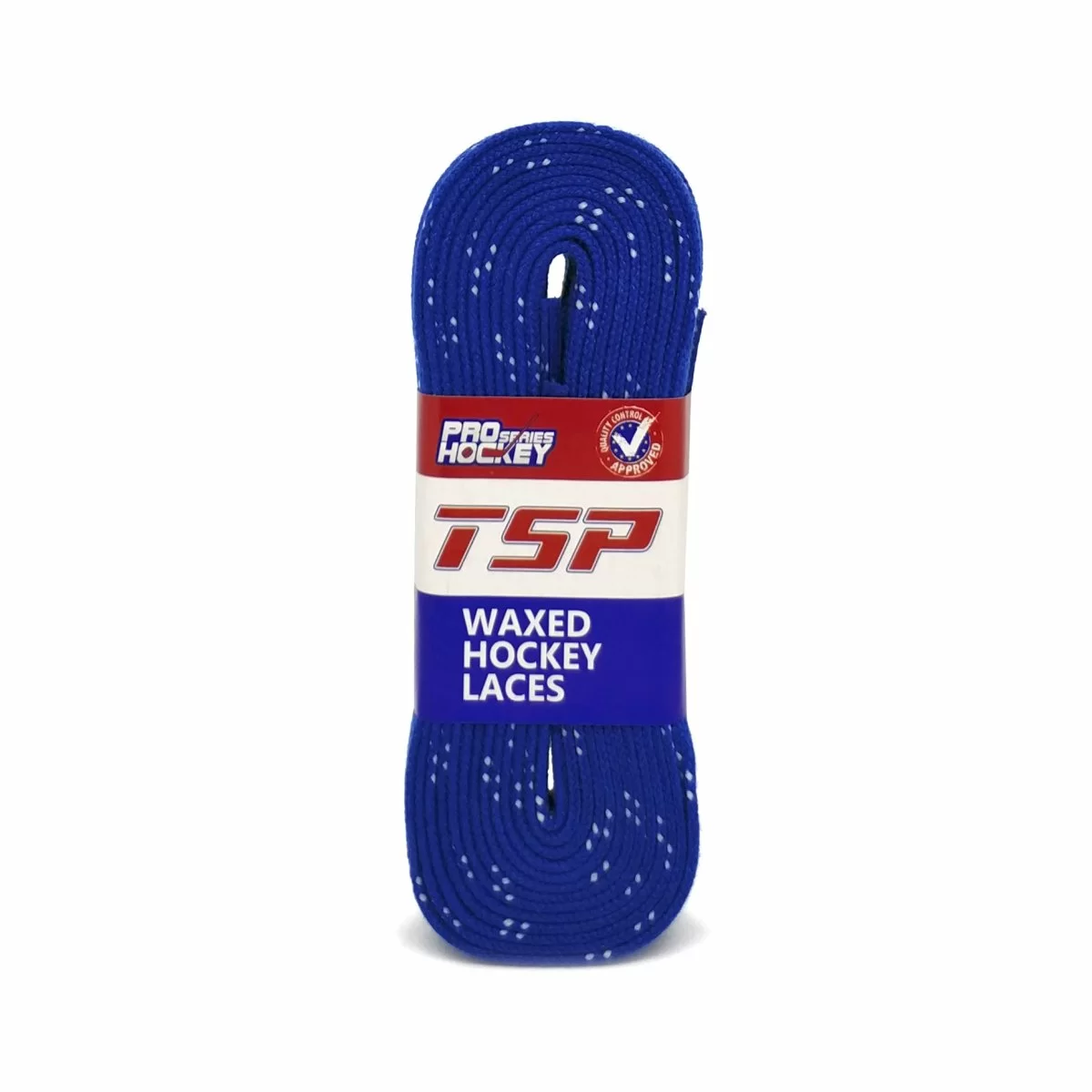 Фото Шнурки хоккейные 180см с пропиткой TSP Hockey Laces Waxed royal 2144 со склада магазина СпортСЕ