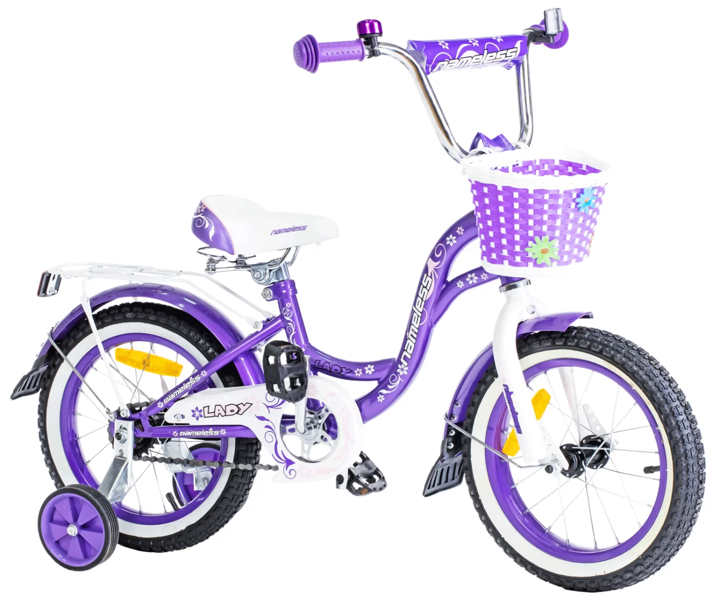 Фото Велосипед 18" Nameless LADY, фиолетовый/белый со склада магазина СпортСЕ