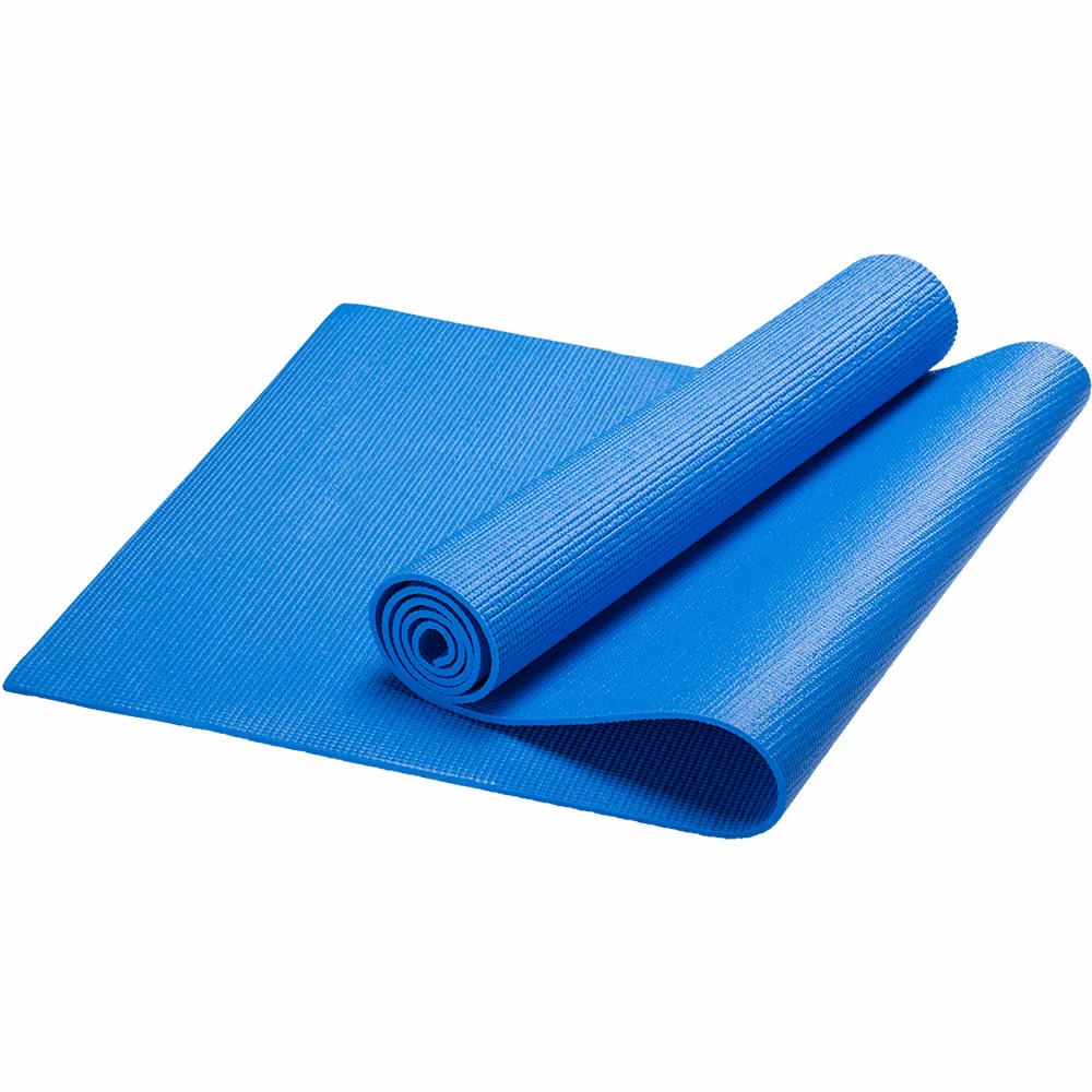 Фото Коврик для йоги 173*61*0.3 см HKEM112-03-BLUE PVC синий 10019480 со склада магазина СпортСЕ