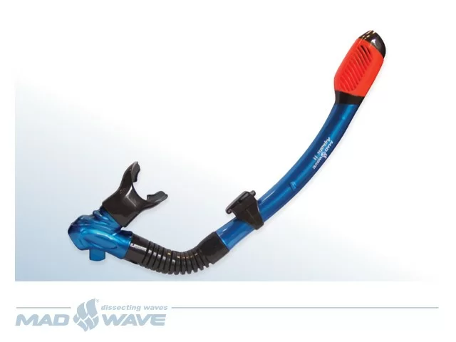 Фото Трубка для плавания Mad Wave Aquatic II голубой металлик M0628 01 0 15W со склада магазина СпортСЕ