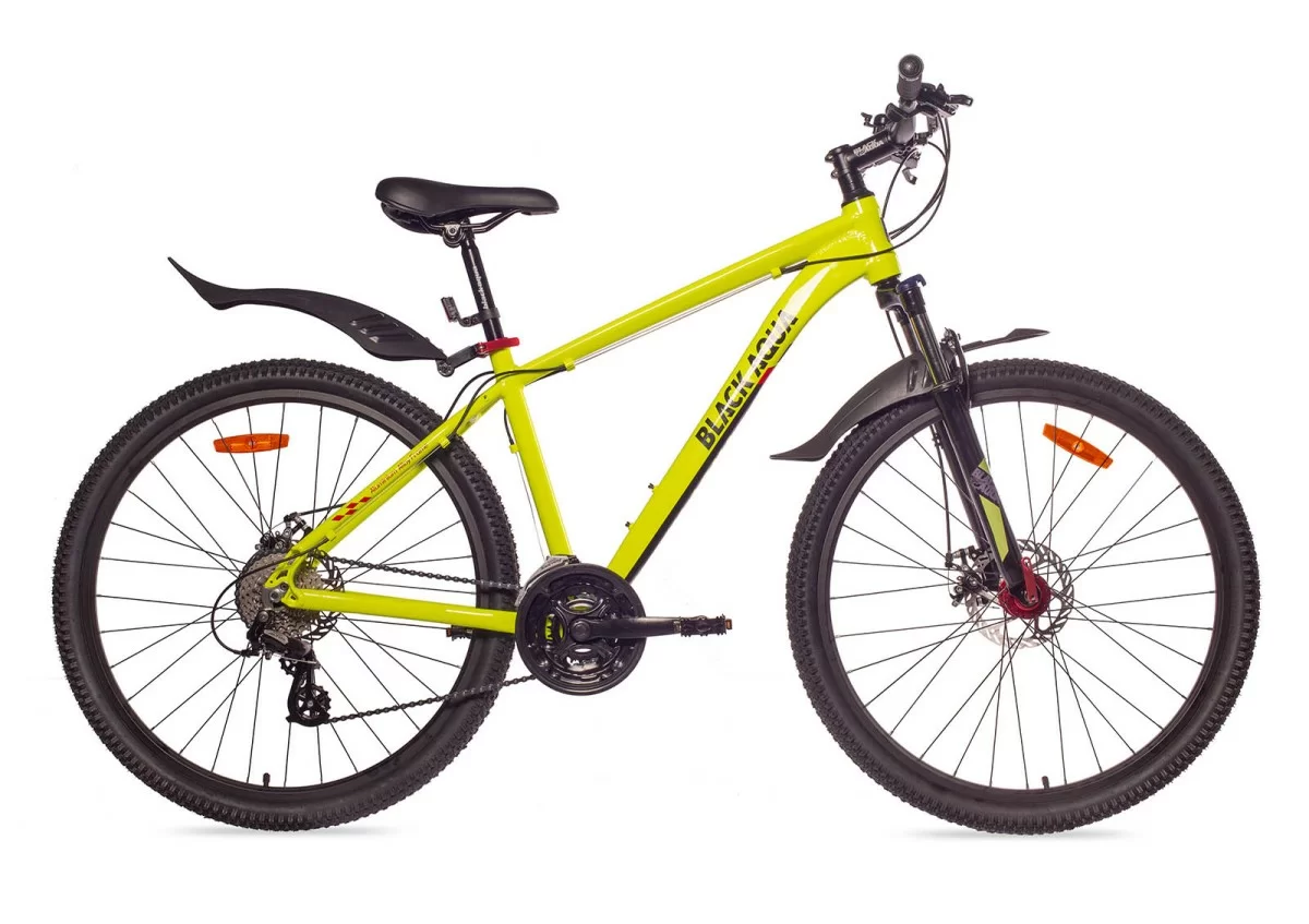 Фото Велосипед Black Aqua Cross 2791MD matt 27.5" (РФ) лимонный GL-403DTR со склада магазина СпортСЕ