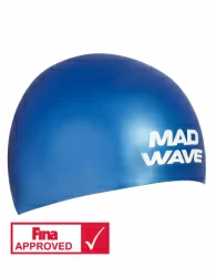 Шапочка для плавания Mad Wave Soft Fina Approved L blue M0533 01 3 03W