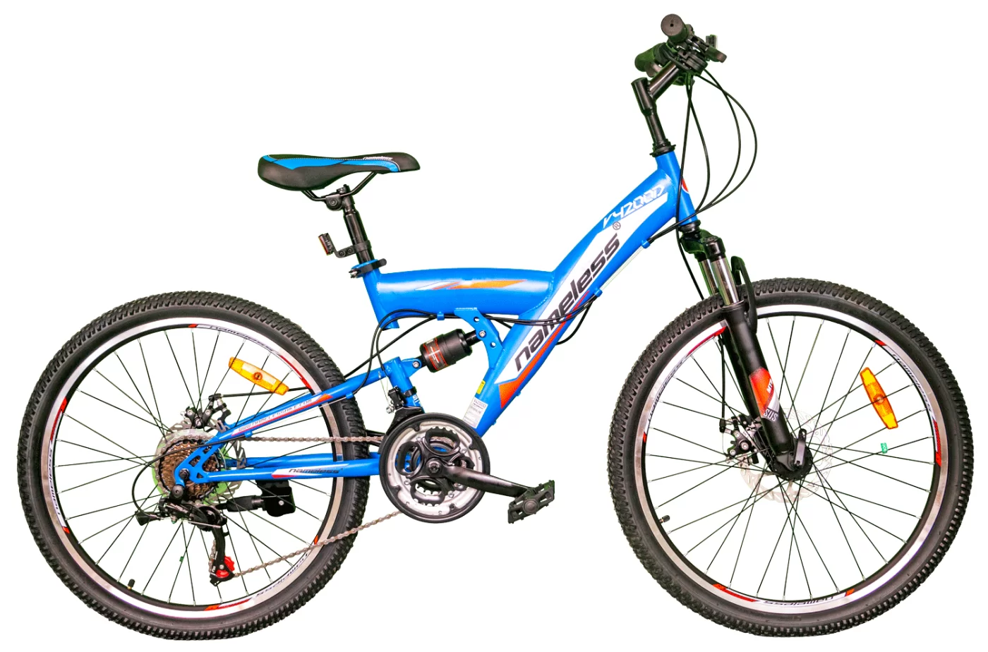 Фото Велосипед 24" Nameless V4200D, синий/красный со склада магазина СпортСЕ