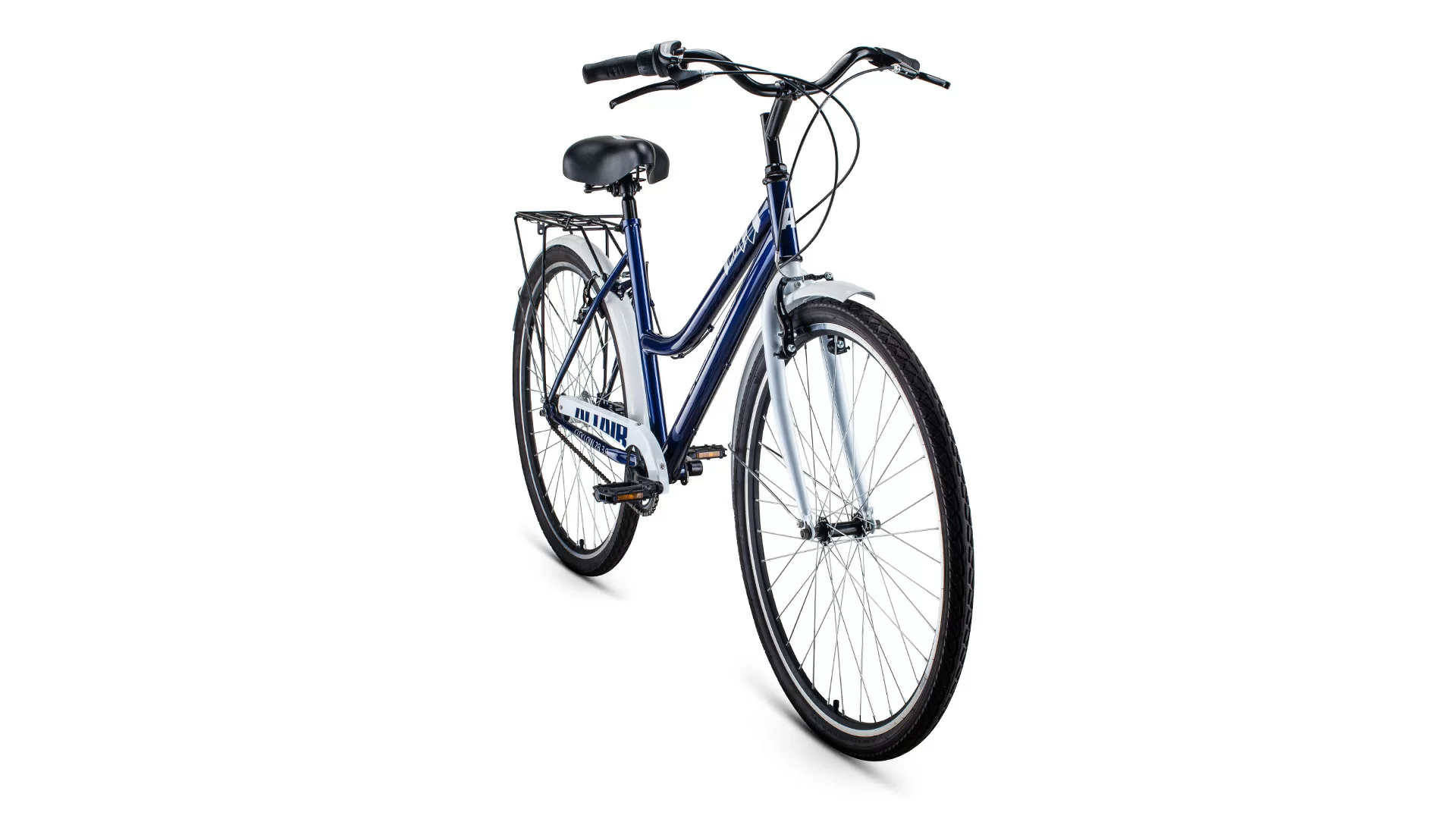 Фото Велосипед Altair City 28 low 3.0 (2022) темно-синий/белый со склада магазина СпортСЕ