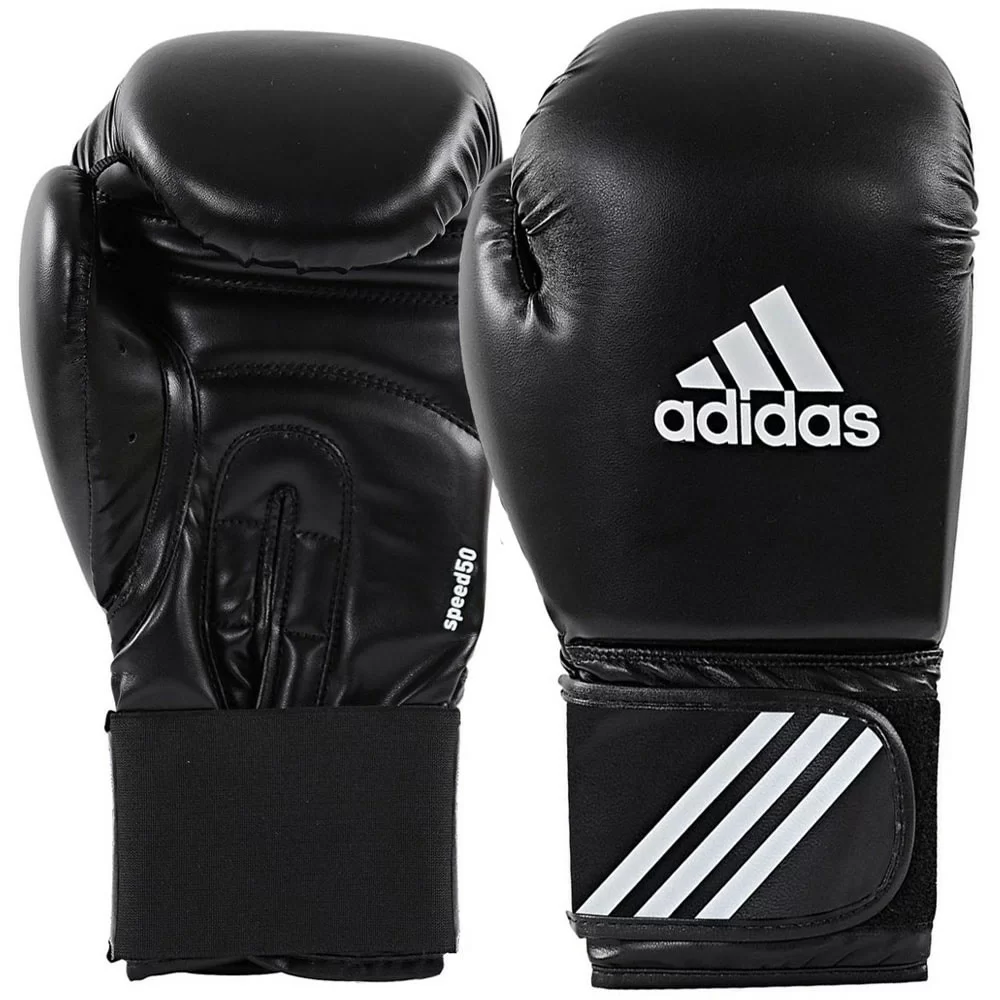 Фото Перчатки боксерские Adidas Speed 50 10oz черный adiSBG50 со склада магазина СпортСЕ