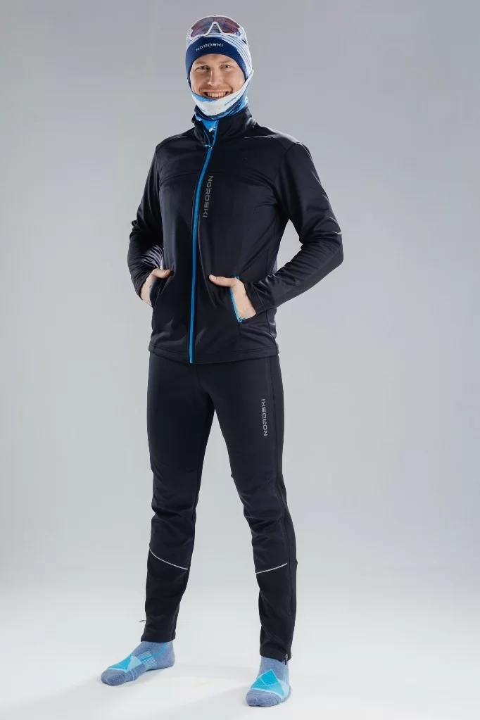 Фото Куртка разминочная Nordski Active Black NSM483101 со склада магазина СпортСЕ