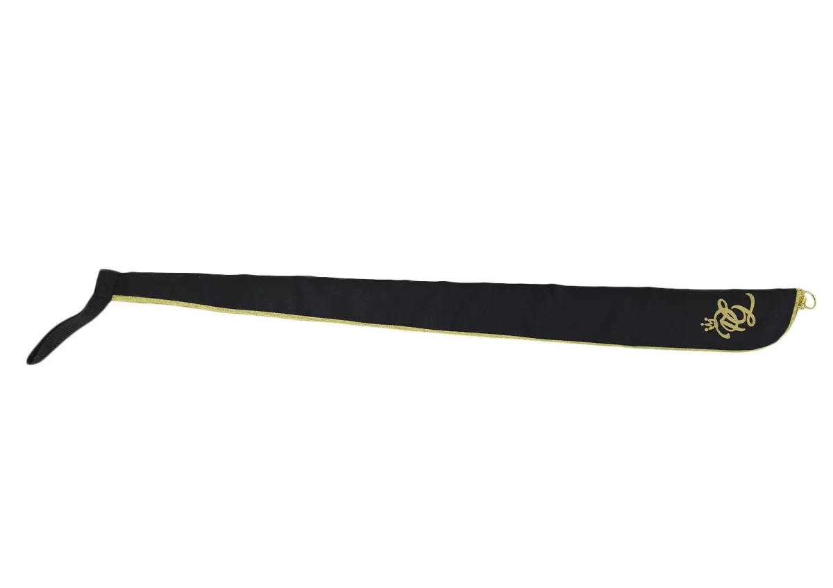 Фото Чехол для ленты с палочкой Нужный спорт черный-золото NS.007.Long1.00.19.000 со склада магазина СпортСЕ
