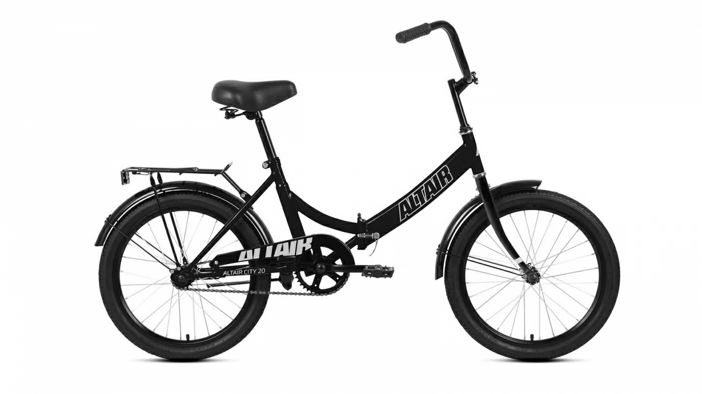 Фото Велосипед Altair City 20 скл (2022) черный/серый RBK22AL20002 со склада магазина СпортСЕ