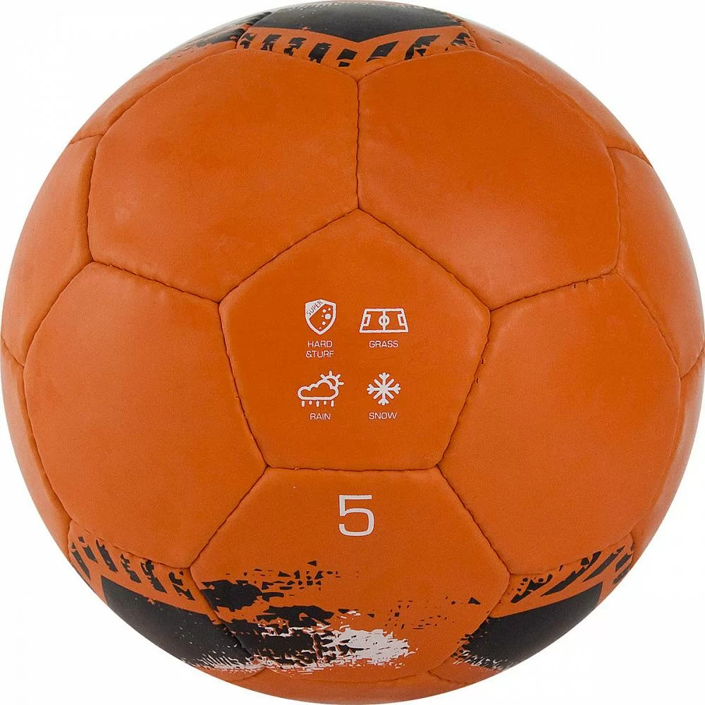 Фото Мяч футбольный Torres Winter Street №5 32 п. оранж-чер F020285 со склада магазина СпортСЕ