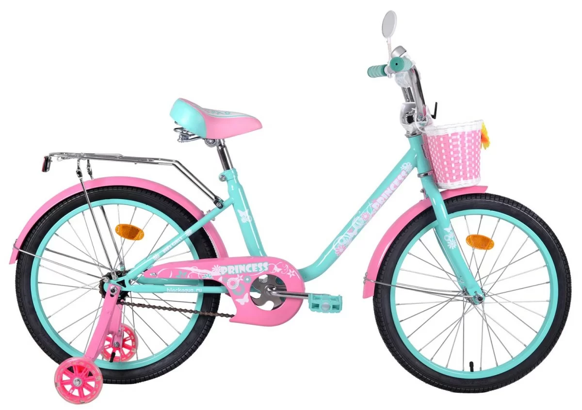 Фото Велосипед Black Aqua Princess 18" 1s мятно-розовый KG1802 со склада магазина СпортСЕ