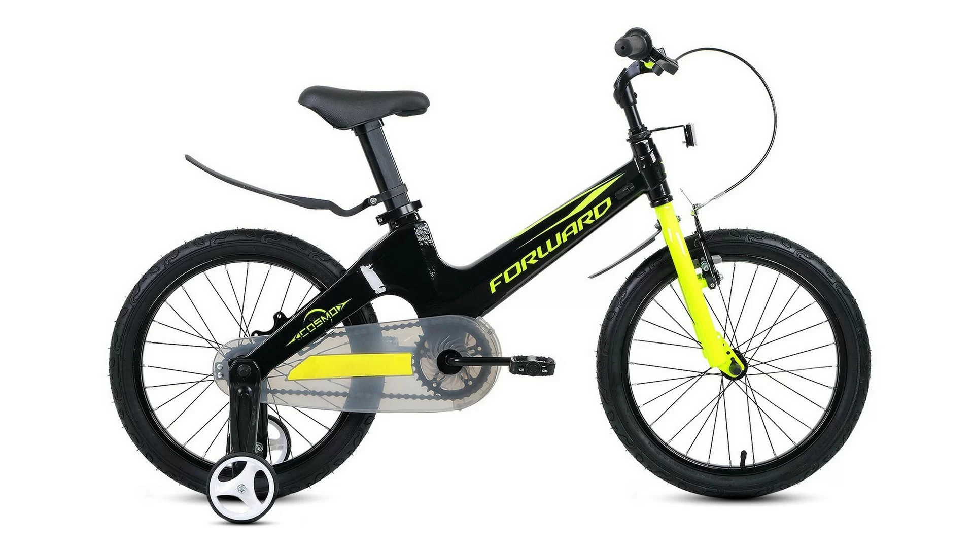 Фото Велосипед Forward Cosmo 18 2.0 (2020) черный/зеленый RBKW0LMH1014 со склада магазина СпортСЕ