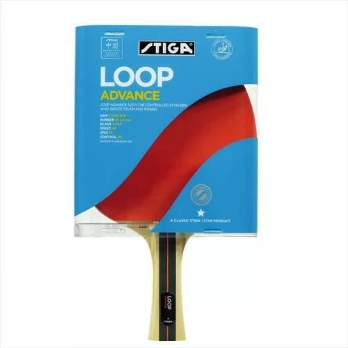 Фото Ракетка для настольного тенниса Stiga Loop Perform WRB Бальса накладка S1 1,7мм 1786-01 со склада магазина СпортСЕ