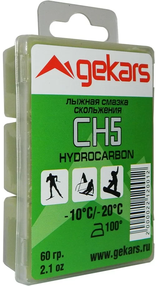 Фото Парафин Gekars Pro Hydrocarbon СН5 -10 -20 60гр. в пласт.упаковке со склада магазина СпортСЕ