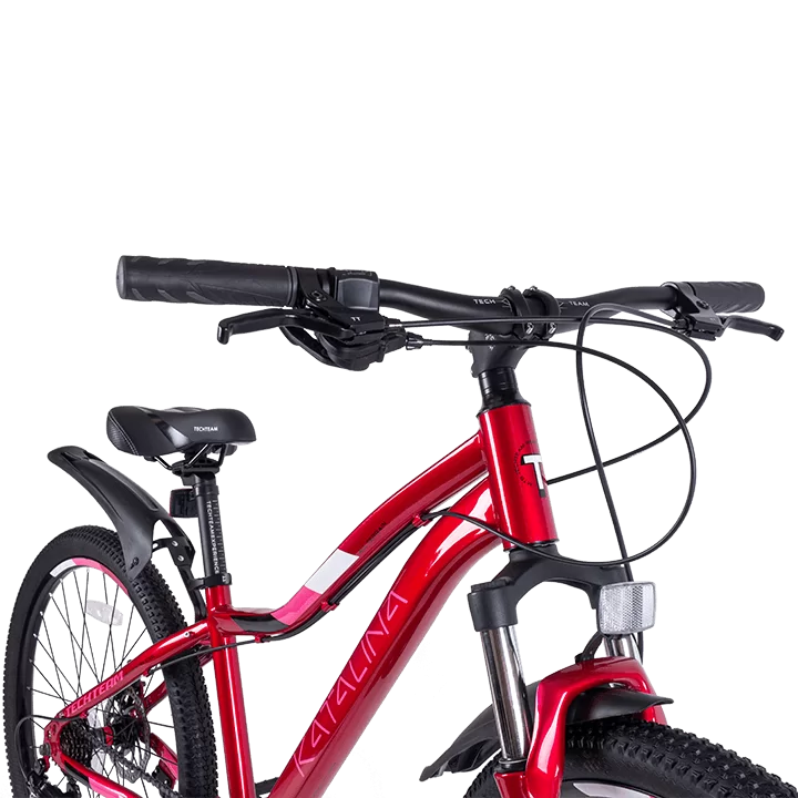 Фото Велосипед TechTeam Katalina 26" (2023) красный со склада магазина СпортСЕ
