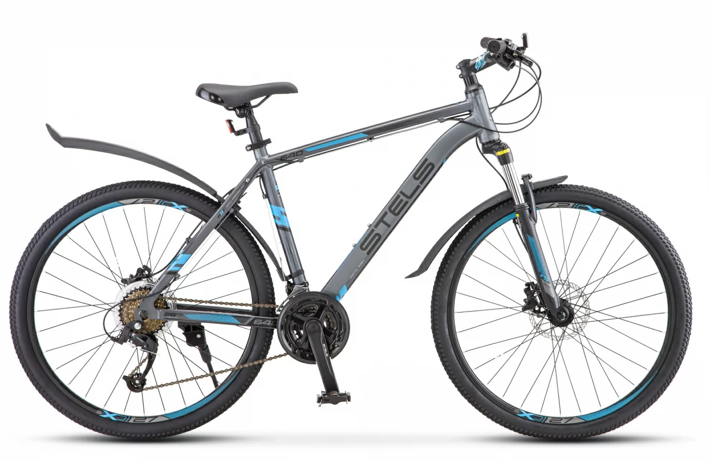 Фото - -Велосипед Stels Navigator-640 D 26" серый/синий V010 со склада магазина СпортСЕ