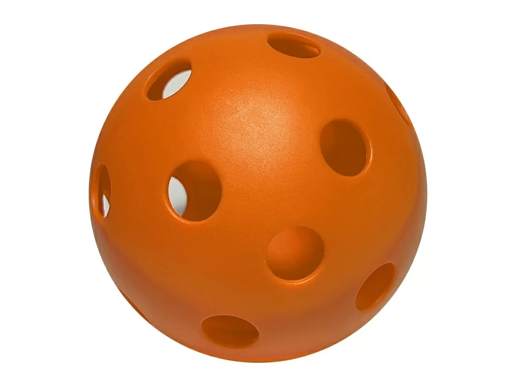 Фото Мяч для флорбола F7322 оранжевый 01170 со склада магазина СпортСЕ