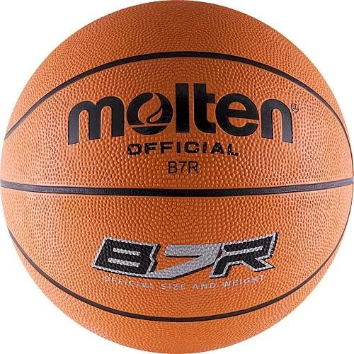 Фото Мяч баскетбольный Molten B7R №7 резина оранж-черный 10121 со склада магазина СпортСЕ