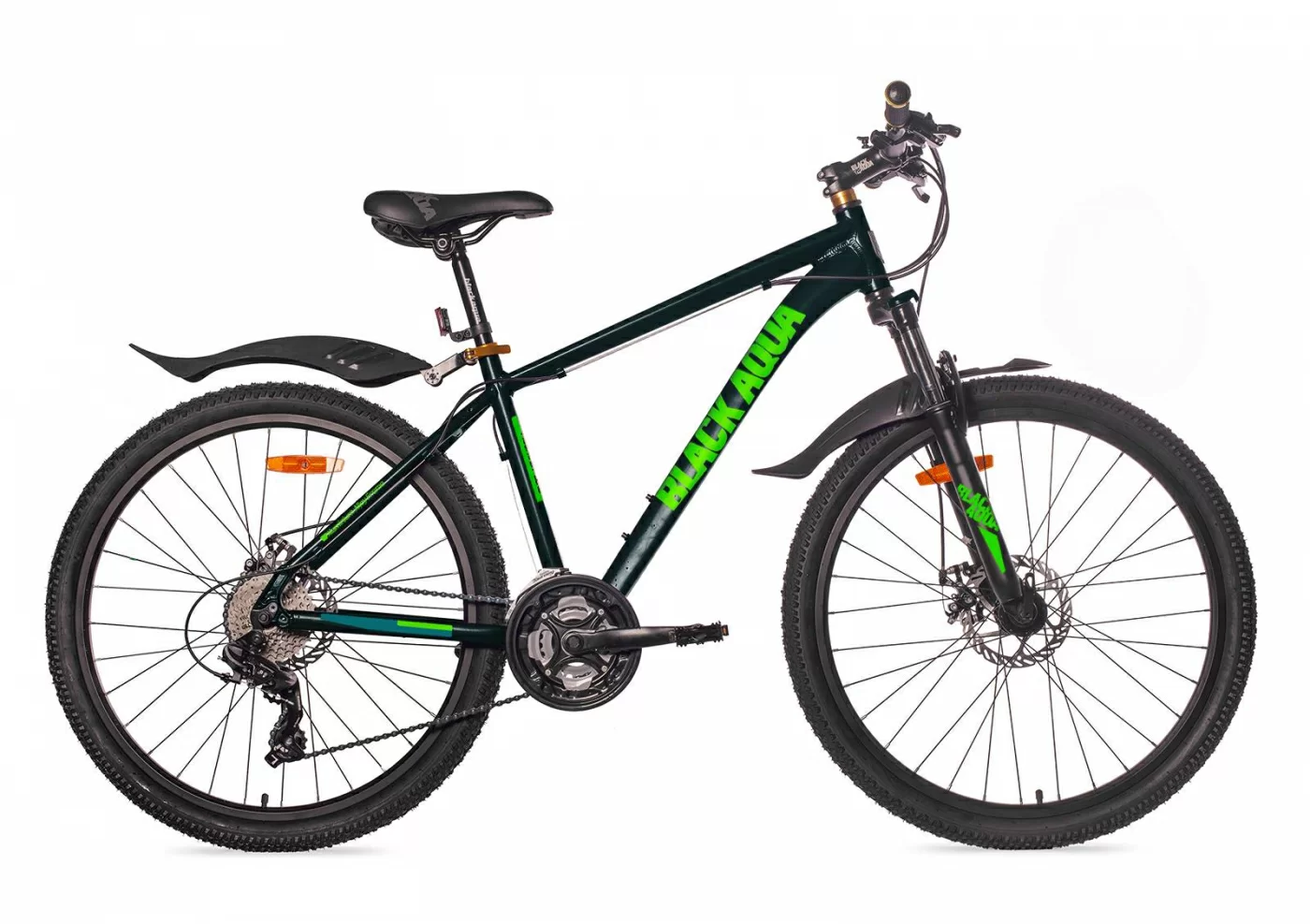 Фото Велосипед Black Aqua Cross 2691 D 26" серый-салатовый GL-329D со склада магазина СпортСЕ