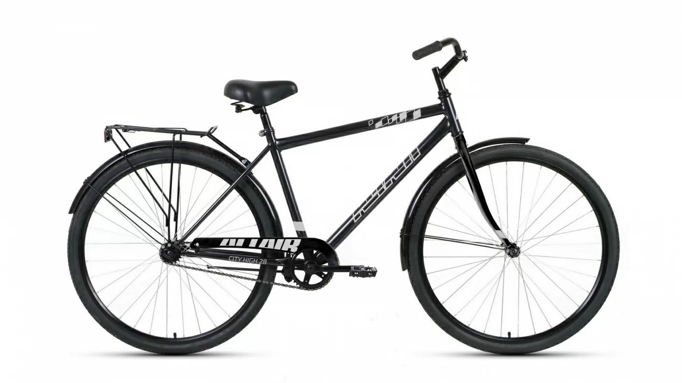 Фото Велосипед Altair City High 28 (2022) темно-серый/серебристый RBK22AL28018 со склада магазина СпортСЕ