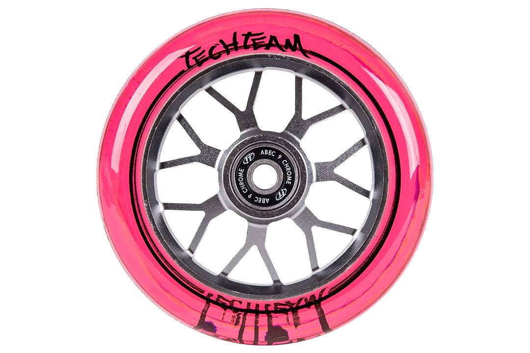 Фото Колесо для самоката TechTeam X-Treme 110*24 мм Drop, Y-AW01P, pink со склада магазина СпортСЕ