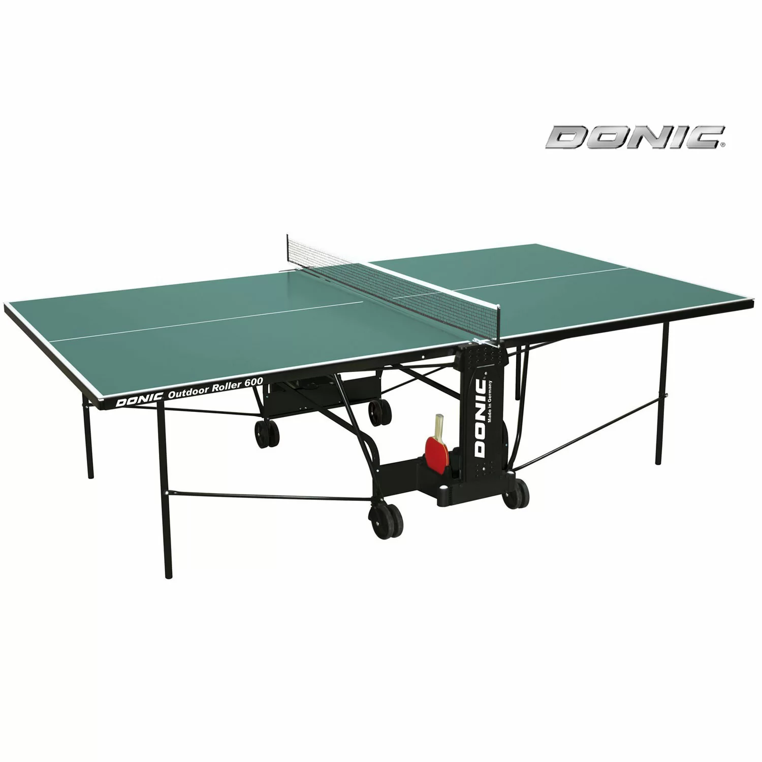 Фото Теннисный стол DONIC OUTDOOR ROLLER 600 зеленый 230293-G со склада магазина СпортСЕ