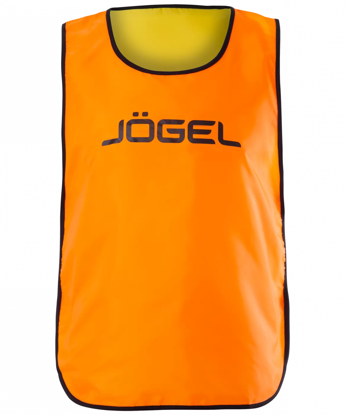 Фото Манишка двухсторонняя Jögel Reversible Bib S оранжевый/лаймовый УТ-00018739 со склада магазина СпортСЕ