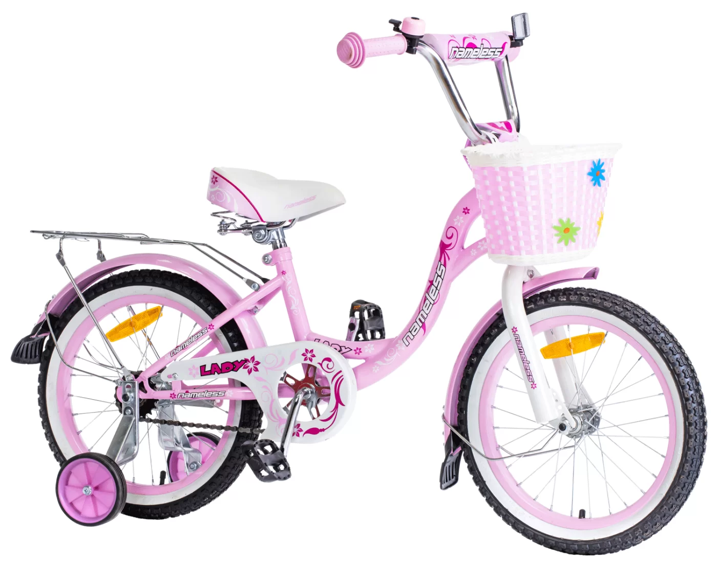 Фото Велосипед 18" Nameless LADY, розовый/белый со склада магазина СпортСЕ