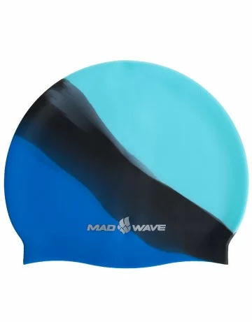Фото Шапочка для плавания Mad Wave Multi Big L navy, blue M0531 11 2 03W со склада магазина СпортСЕ