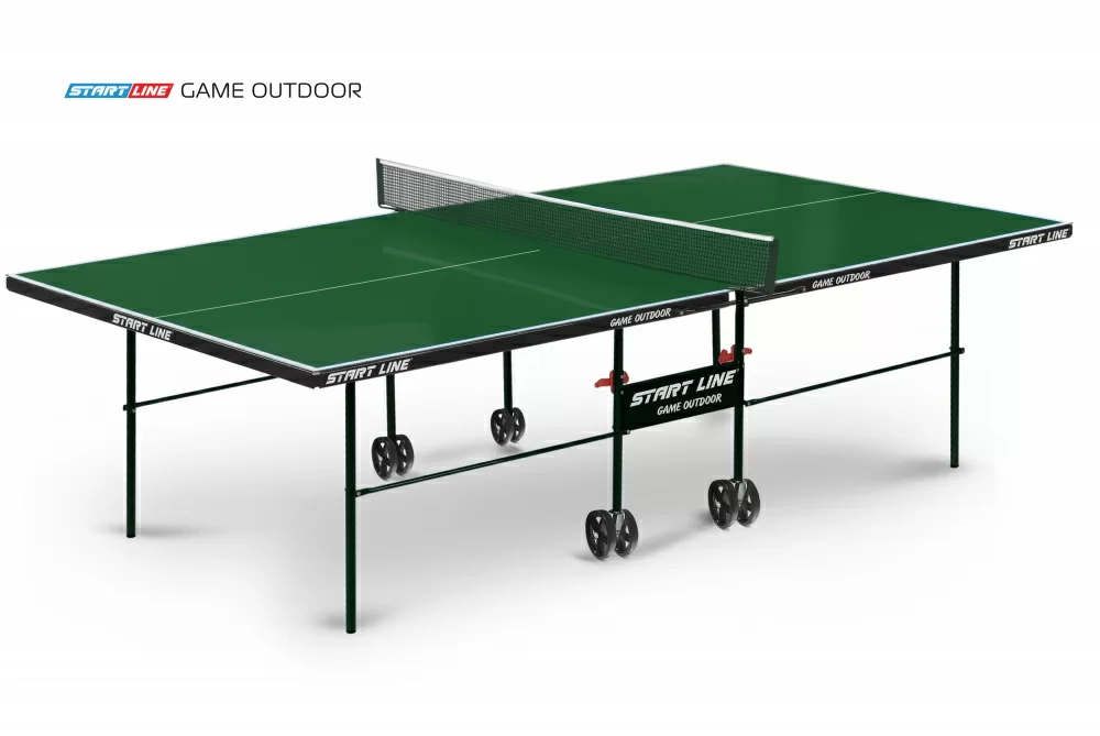 Фото Теннисный стол Start Line Game Outdoor green со склада магазина СпортСЕ
